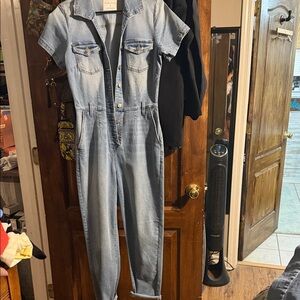 Celebrity Pink Light Blue Denim Jacket